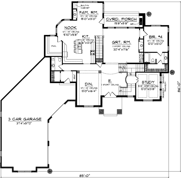 Main Floor Plan: 7-986