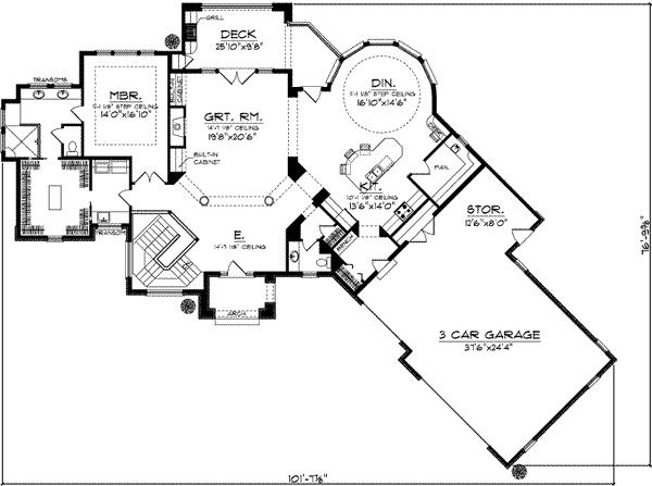 Main Floor Plan: 7-987