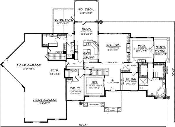 Main Floor Plan: 7-988
