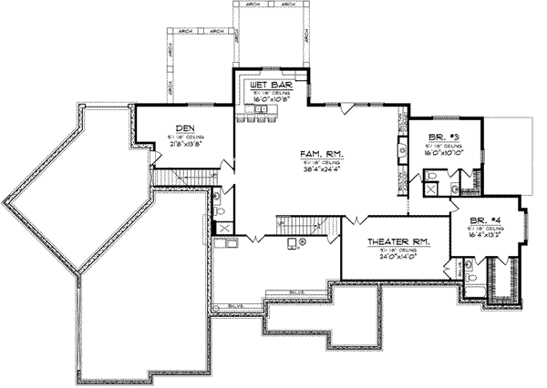 Lower Floor Plan: 7-989