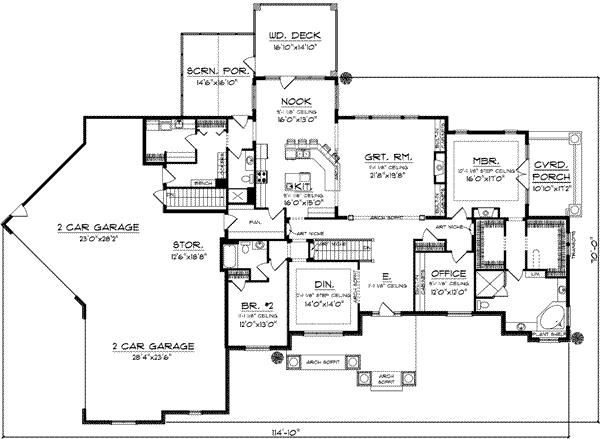 Main Floor Plan: 7-989