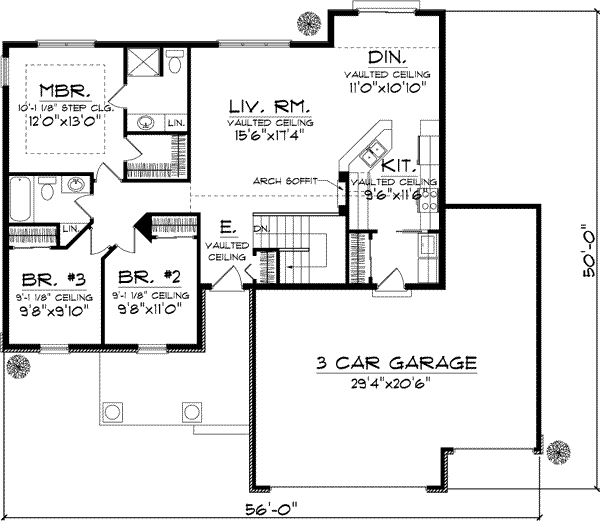 Main Floor Plan: 7-991