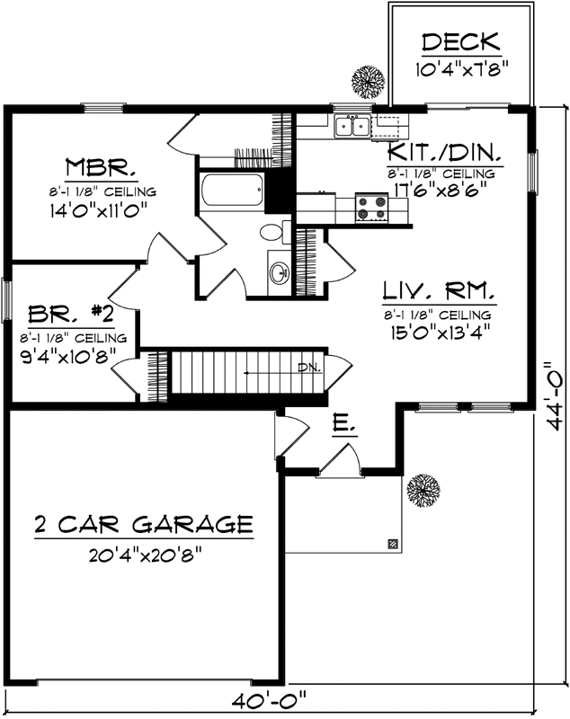 Main Floor Plan: 7-993