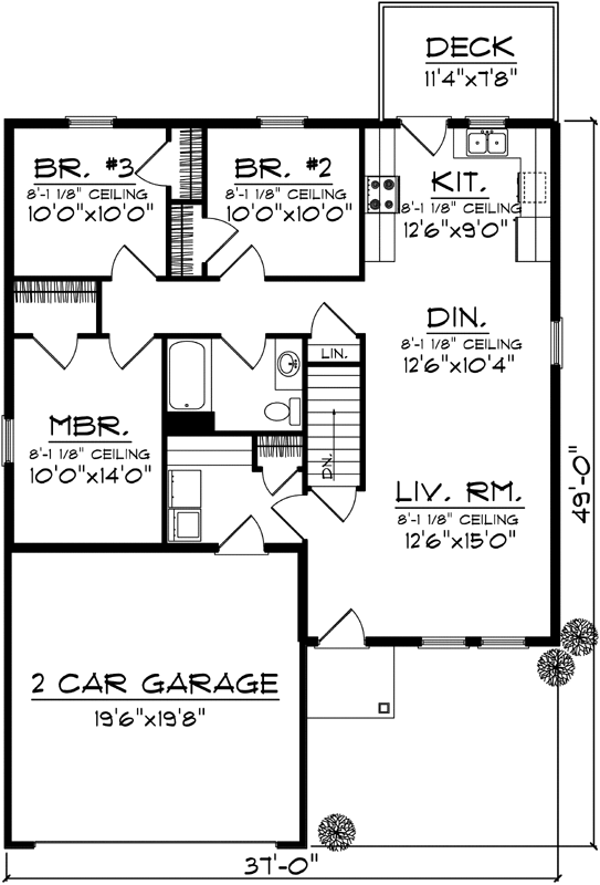 Main Floor Plan: 7-994