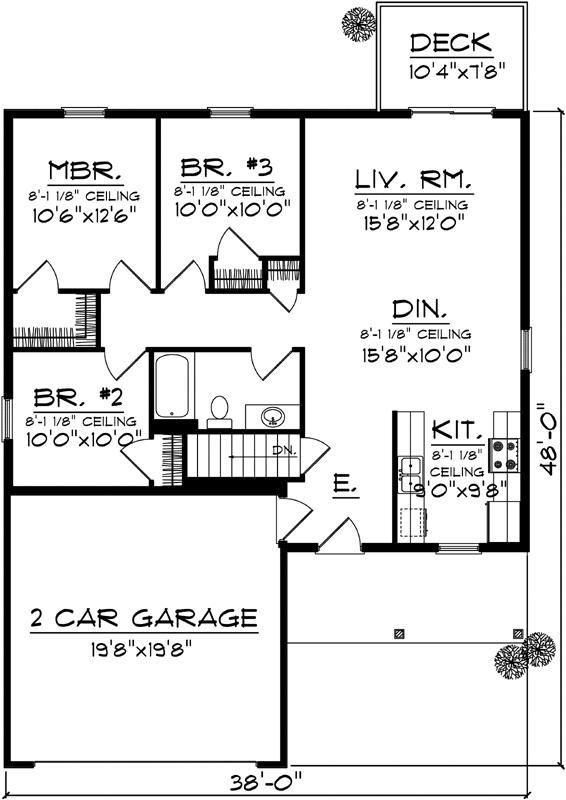 Main Floor Plan: 7-995