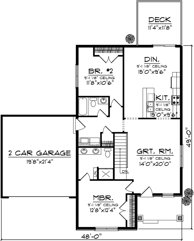 Main Floor Plan: 7-996