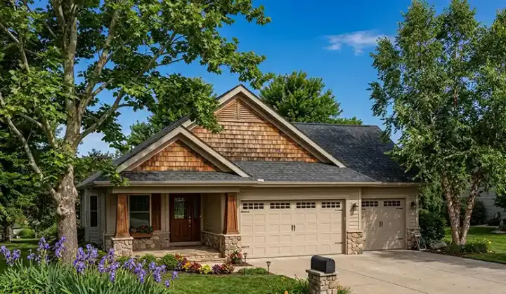 Craftsman house plans 7-997 - front exterior, 1,353 sq ft, 2 bed, 2 bath house plans | Monster House Plans