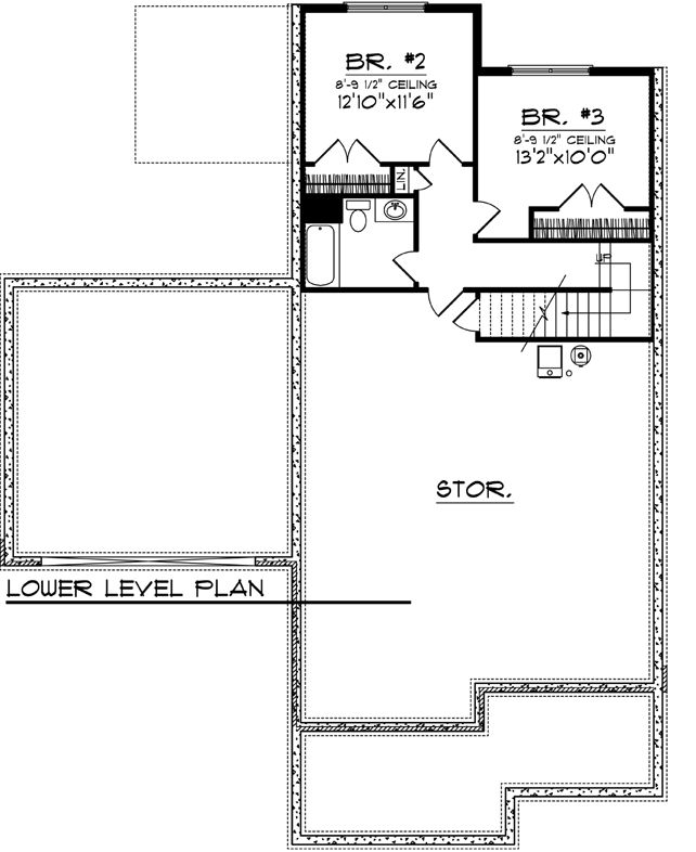 Lower Floor Plan: 7-999