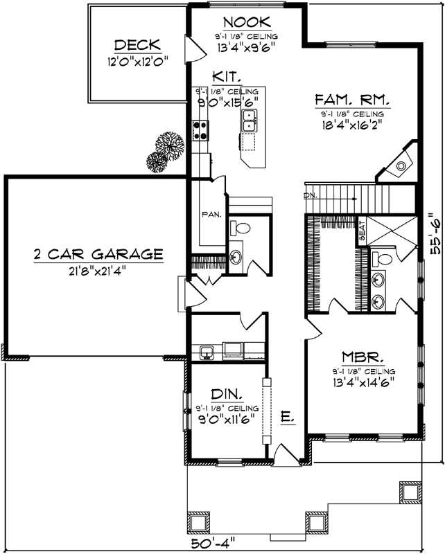 Main Floor Plan: 7-999