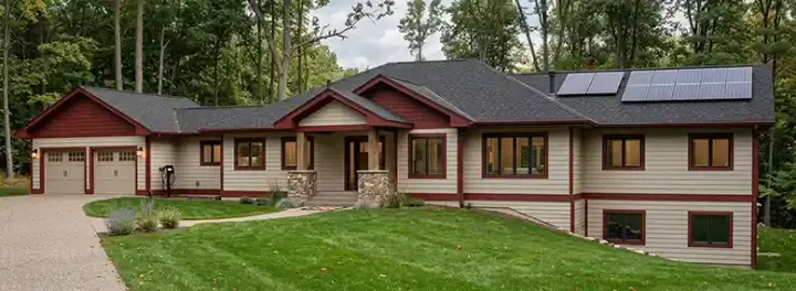 Traditional house plans 70-103 - front exterior, 2,559 sq ft, 3 bed, 2 bath house plans | Monster House Plans