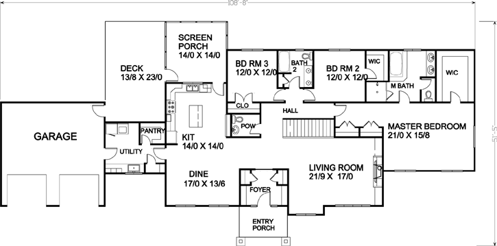 Main Floor Plan: 70-103