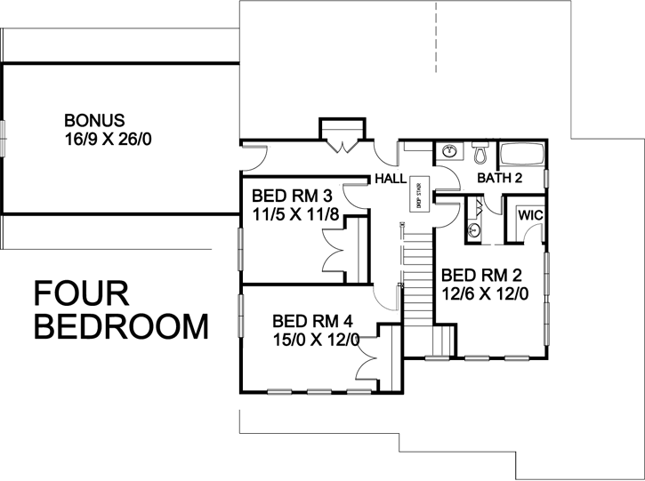 Craftsman Style Floor Plans 70-106