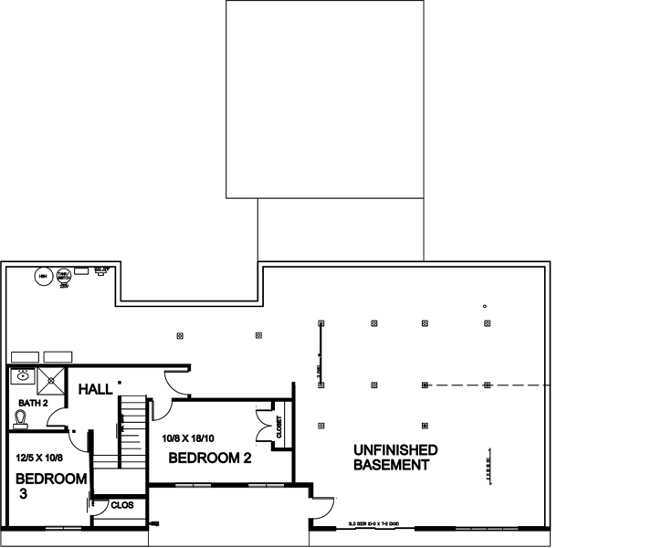 Lower Floor Plan: 70-111