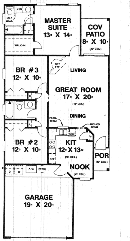 Main Floor Plan: 71-101
