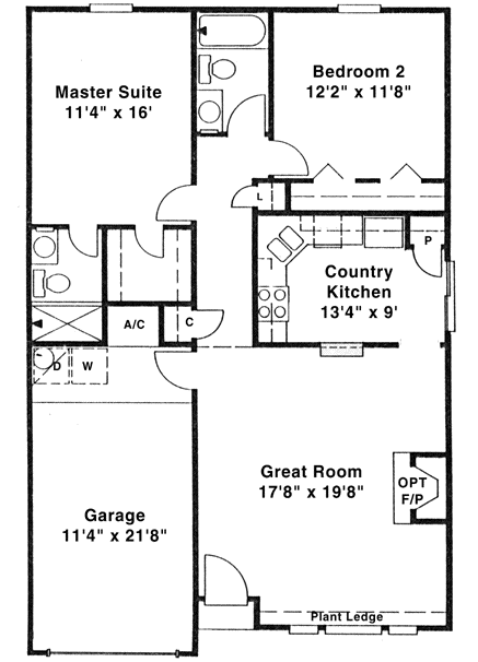 Main Floor Plan: 71-102