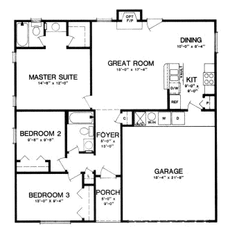 Main Floor Plan: 71-105