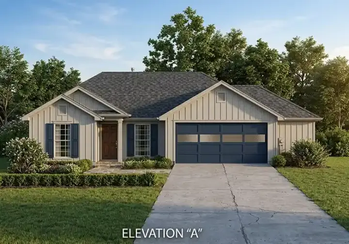 Traditional house plans 71-106 - front exterior, 1,163 sq ft, 3 bed, 2 bath house plans | Monster House Plans