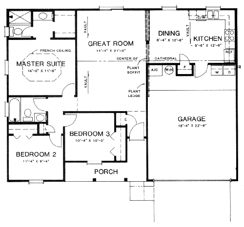 Main Floor Plan: 71-108