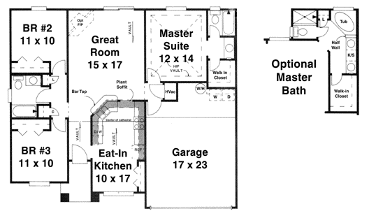 Main Floor Plan: 71-109