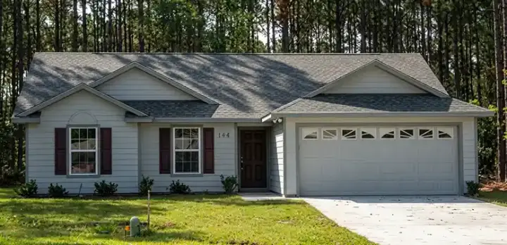 Traditional house plans 71-110 - front exterior, 1,247 sq ft, 3 bed, 2 bath house plans | Monster House Plans