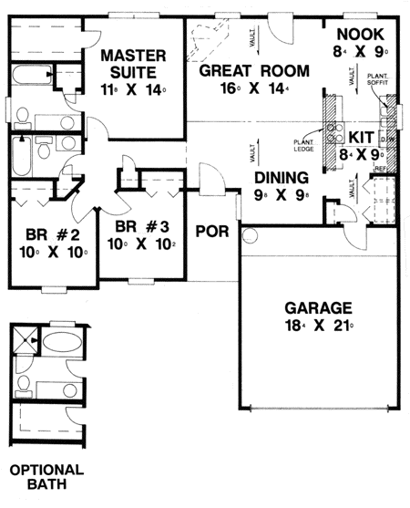Main Floor Plan: 71-111