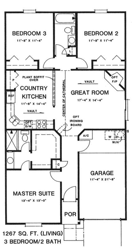 Main Floor Plan: 71-112