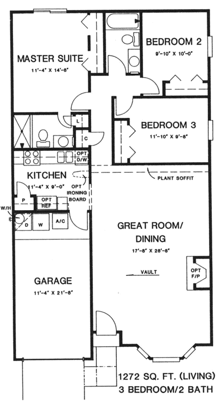 Main Floor Plan: 71-113