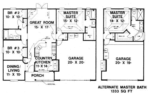 Main Floor Plan: 71-116