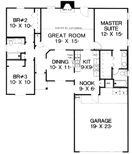 Main Floor Plan: 71-118