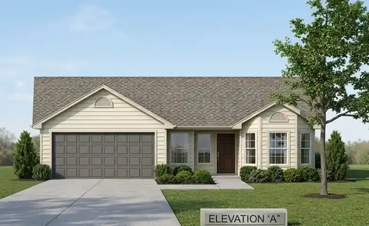 Traditional house plans 71-119 - front exterior, 1,333 sq ft, 3 bed, 2 bath house plans | Monster House Plans