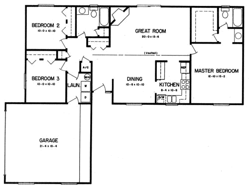 Main Floor Plan: 71-122