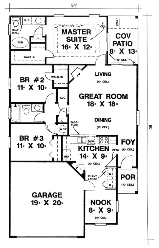 Main Floor Plan: 71-132