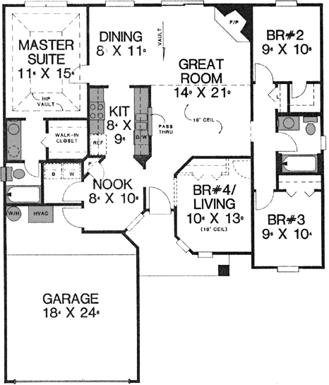 Main Floor Plan: 71-142