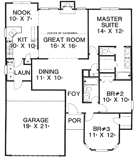 Main Floor Plan: 71-143