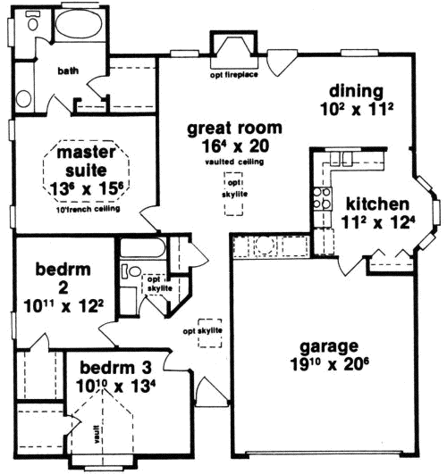 Main Floor Plan: 71-147