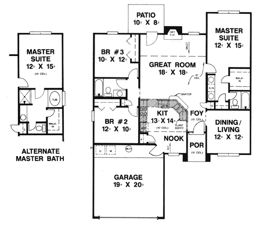 Main Floor Plan: 71-148