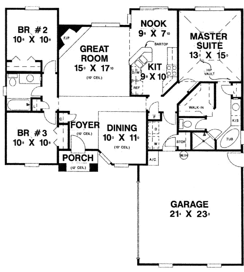 Main Floor Plan: 71-156