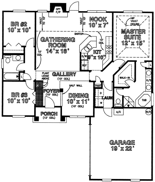 Main Floor Plan: 71-157