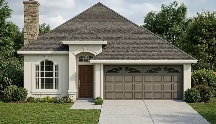 Traditional house plans 71-159 - front exterior, 1,541 sq ft, 3 bed, 2 bath house plans | Monster House Plans