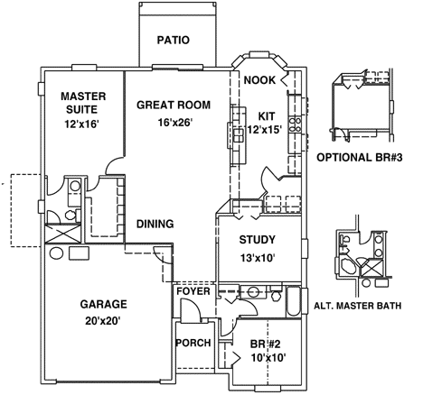 Main Floor Plan: 71-161