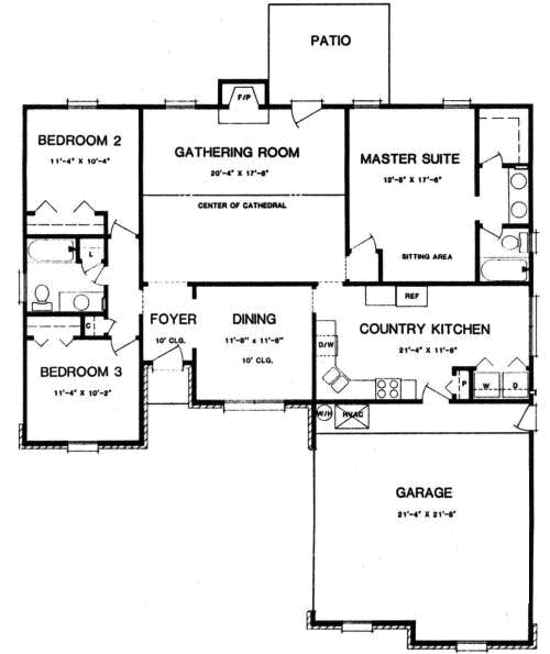 Main Floor Plan: 71-163