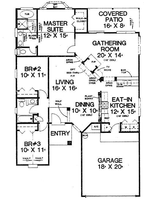 Main Floor Plan: 71-168