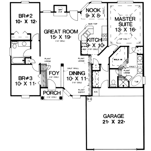 Main Floor Plan: 71-171