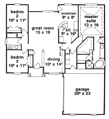 Main Floor Plan: 71-179