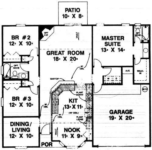 Main Floor Plan: 71-185