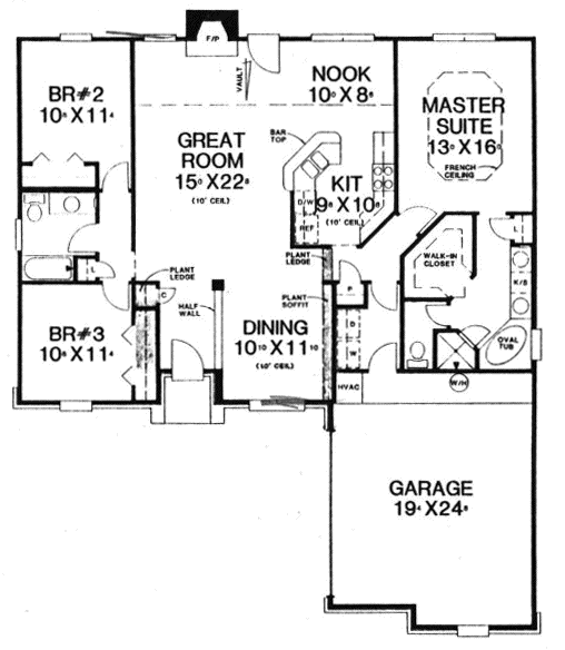 Main Floor Plan: 71-188
