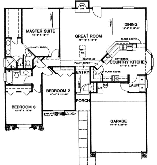 Main Floor Plan: 71-190