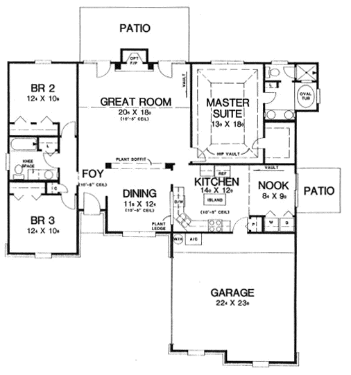 Main Floor Plan: 71-194