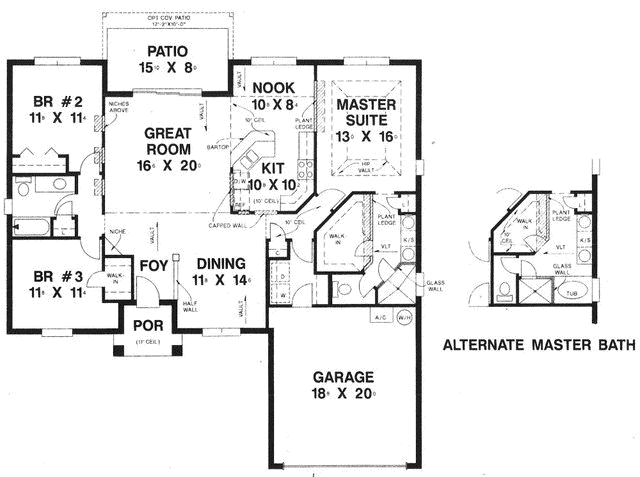Main Floor Plan: 71-196
