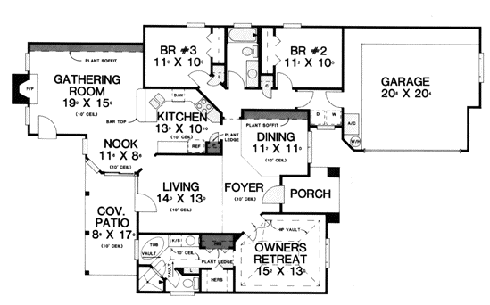 Main Floor Plan: 71-198
